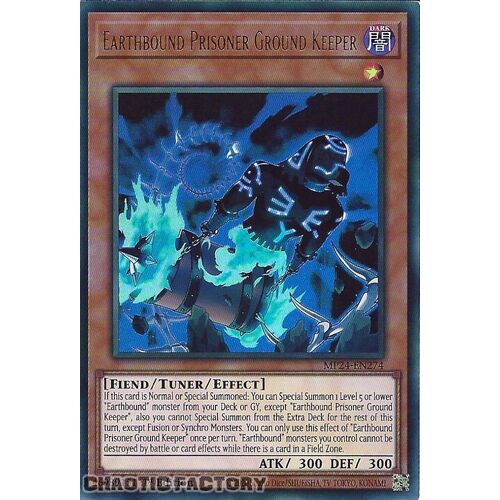 MP24-EN274 Earthbound Prisoner Ground Keeper Ultra Rare 1st Edition NM