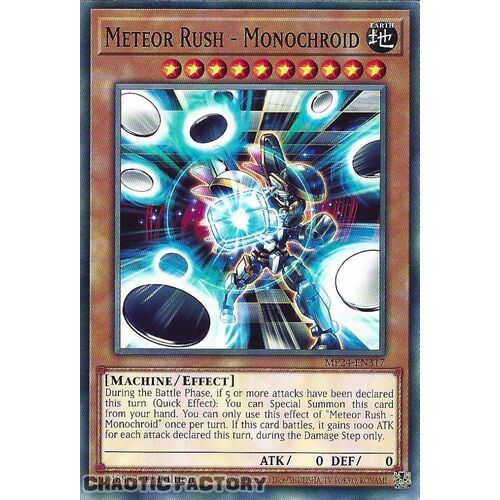MP24-EN317 Meteor Rush - Monochroid Common 1st Edition NM