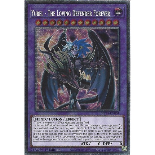 MP25-EN001 Yubel – The Loving Defender Forever Starlight Rare 1st Edition NM