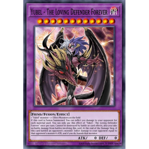 MP25-EN001 Yubel – The Loving Defender Forever Starlight Rare 1st Edition NM