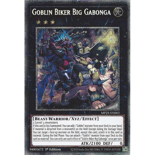 MP25-EN002 Goblin Biker Big Gabonga Starlight Rare 1st Edition NM