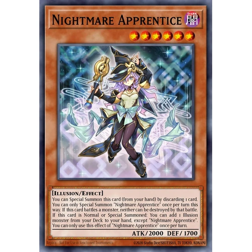 MP25-EN004 Nightmare Apprentice Starlight Rare 1st Edition NM