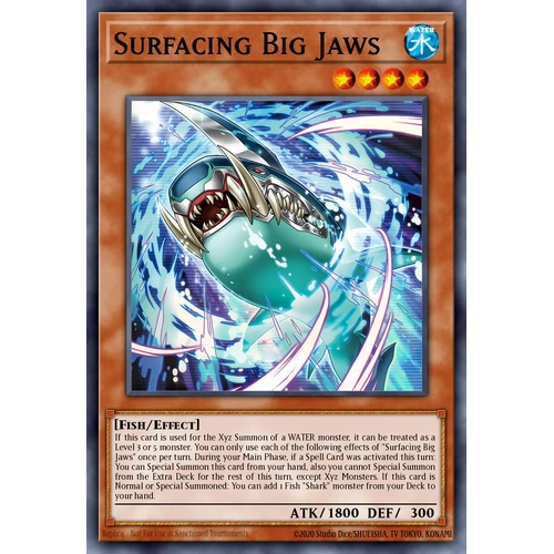 MP25-EN012 Surfacing Big Jaws Starlight Rare 1st Edition NM