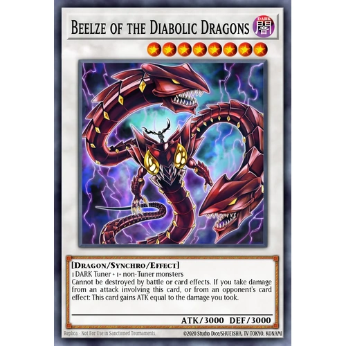MP25-EN023 Beelze of the Diabolic Dragons Starlight Rare 1st Edition NM