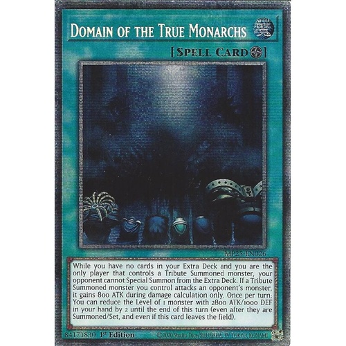 MP25-EN026 Domain of the True Monarch Starlight Rare 1st Edition NM