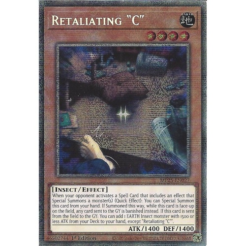 MP25-EN027 Retaliating C Starlight Rare 1st Edition NM