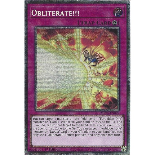 MP25-EN029 Obliterate!!! Starlight Rare 1st Edition NM