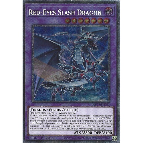 MP25-EN031 Red-Eyes Slash Dragon Starlight Rare 1st Edition NM