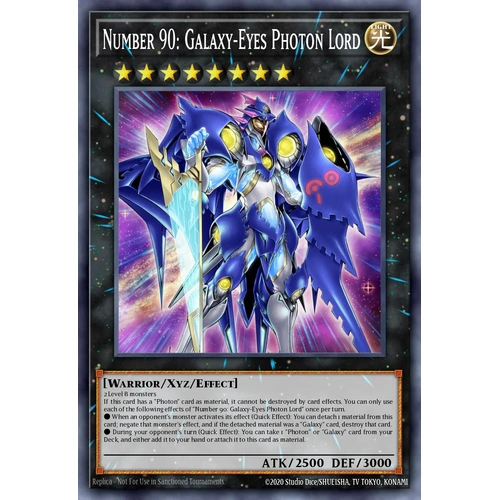 MP25-EN033 Number 90: Galaxy-Eyes Photon Lord Starlight Rare 1st Edition NM