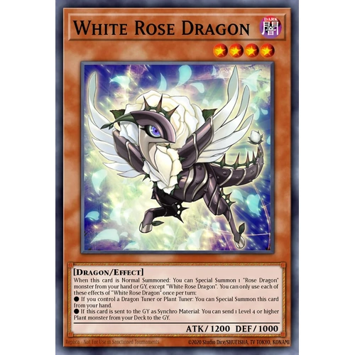 MP25-EN038 White Rose Dragon Starlight Rare 1st Edition NM