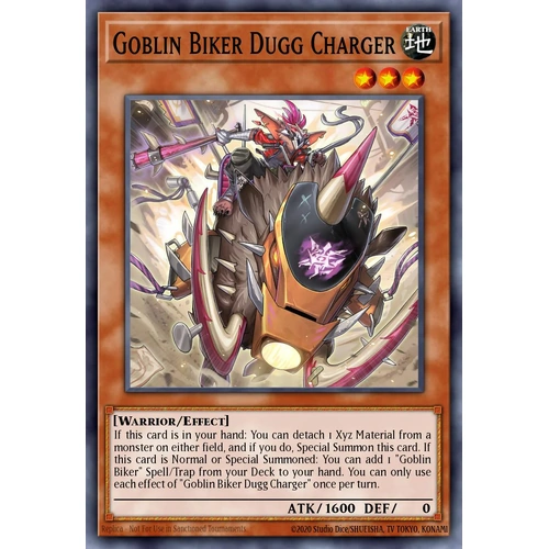 MP25-EN051 Goblin Biker Dugg Charger Prismatic Secret Rare 1st Edition NM