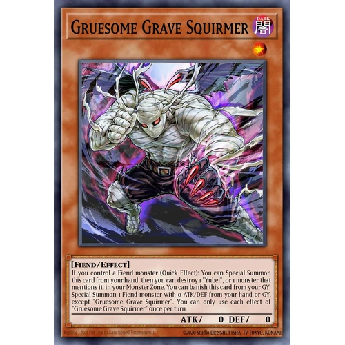 MP25-EN065 Gruesome Grave Squirmer Prismatic Secret Rare 1st Edition NM
