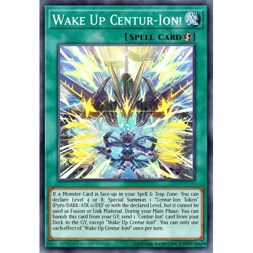 MP25-EN074 Wake Up Centur-Ion! Prismatic Secret Rare 1st Edition NM