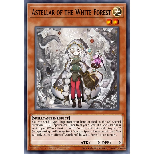 MP25-EN079 Astellar of the White Forest Prismatic Secret Rare 1st Edition NM