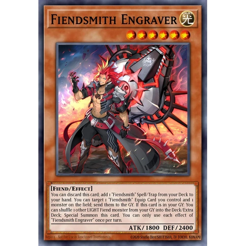 MP25-EN081 Fiendsmith Engraver Prismatic Secret Rare 1st Edition NM