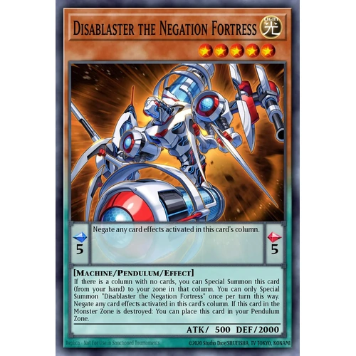 MP25-EN084 Disablaster the Negation Fortress Prismatic Secret Rare 1st Edition NM