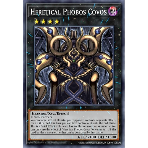 MP25-EN088 Heretical Phobos Covos Prismatic Secret Rare 1st Edition NM