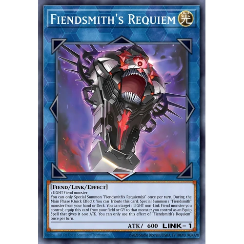 MP25-EN089 Fiendsmith’s Requiem Prismatic Secret Rare 1st Edition NM