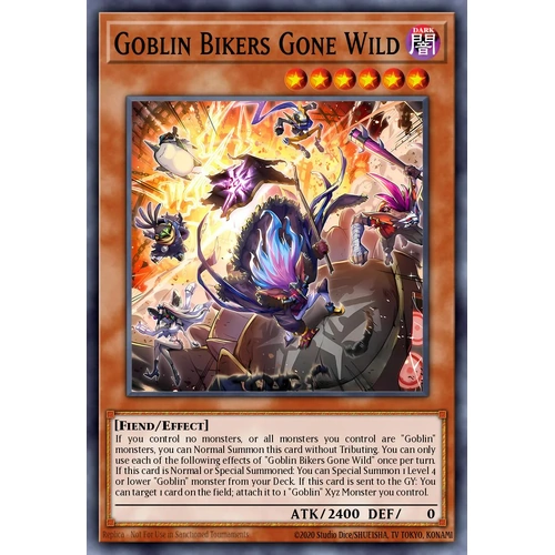 MP25-EN098 Goblin Bikers Gone Wild Prismatic Secret Rare 1st Edition NM