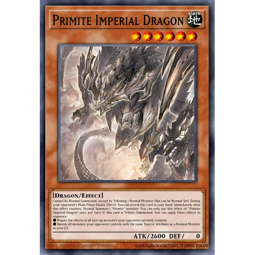 MP25-EN099 Primite Imperial Dragon Prismatic Secret Rare 1st Edition NM