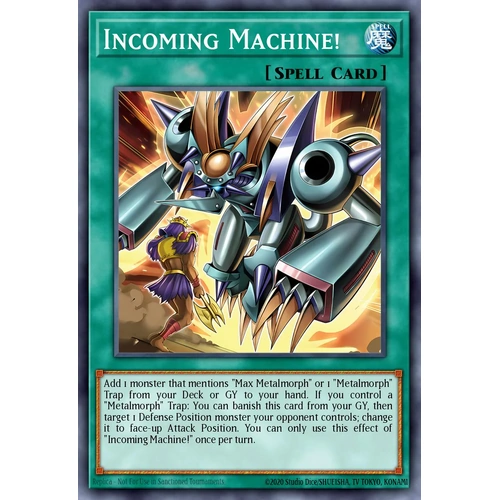 MP25-EN111 Incoming Machine! Prismatic Secret Rare 1st Edition NM