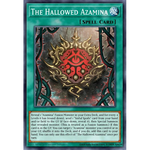 MP25-EN112 The Hallowed Azamina Prismatic Secret Rare 1st Edition NM