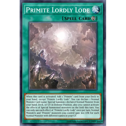 MP25-EN114 Primite Lordly Lode Prismatic Secret Rare 1st Edition NM