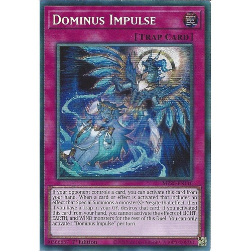 MP25-EN116 Dominus Impulse Prismatic Secret Rare 1st Edition NM