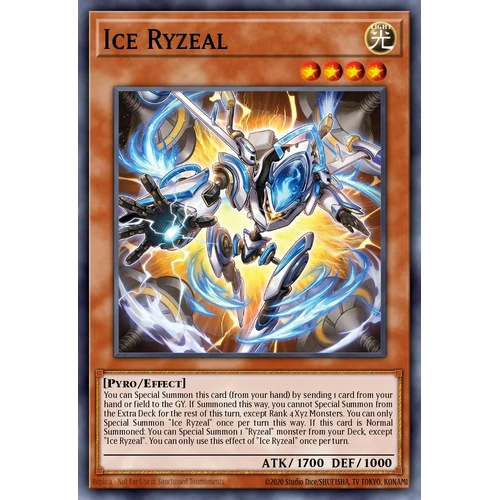 MP25-EN119 Ice Ryzeal Prismatic Secret Rare 1st Edition NM