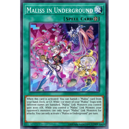 MP25-EN127 Maliss in Underground Prismatic Secret Rare 1st Edition NM