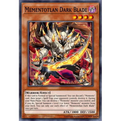 MP25-EN145 Mementotlan Dark Blade Prismatic Secret Rare 1st Edition NM