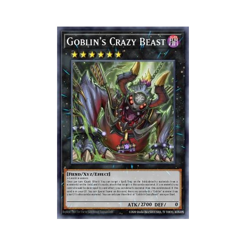 MP25-EN163 Goblin’s Crazy Beast Ultra 1st Edition NM