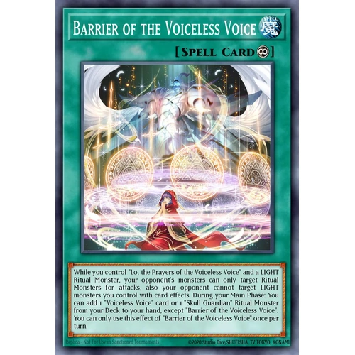 MP25-EN170 Barrier of the Voiceless Voice Ultra 1st Edition NM
