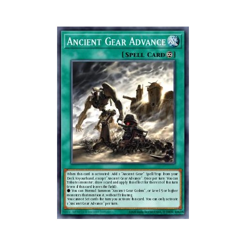 MP25-EN194 Ancient Gear Advance Ultra 1st Edition NM