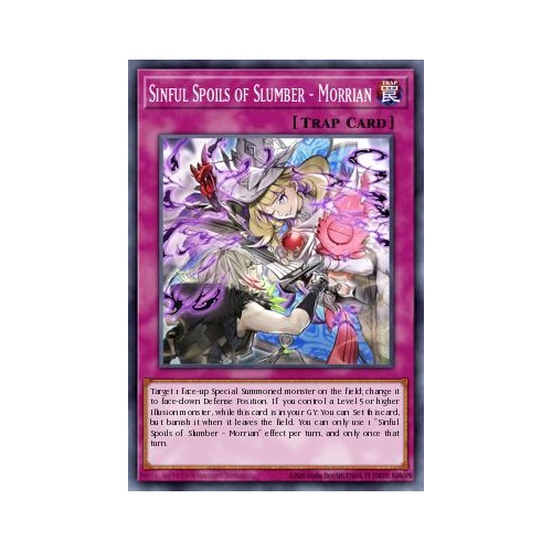 MP25-EN202 Sinful Spoils of Slumber – Morrian Ultra 1st Edition NM