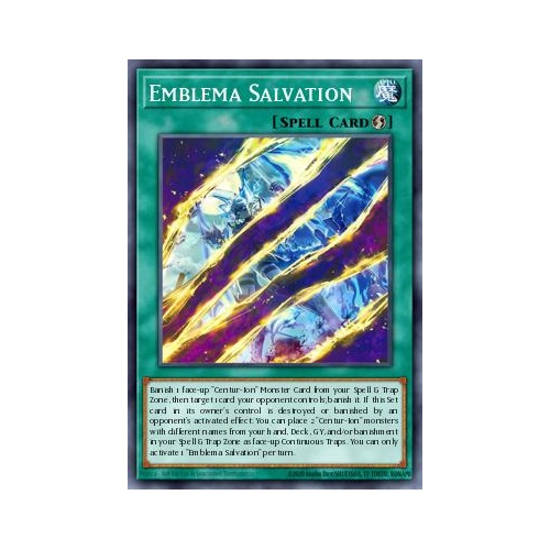 MP25-EN230 Emblema Salvation Ultra 1st Edition NM