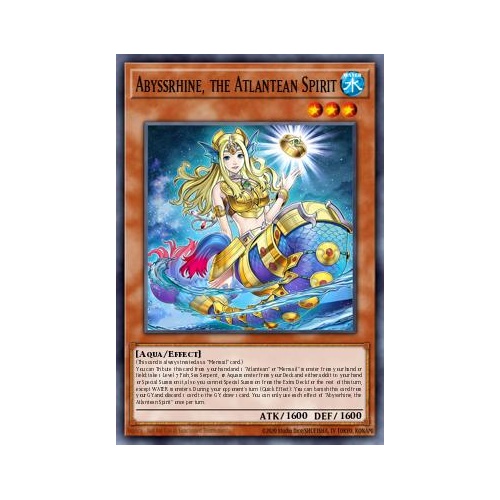 MP25-EN244 Abyssrhine, the Atlantean Spirit Ultra 1st Edition NM