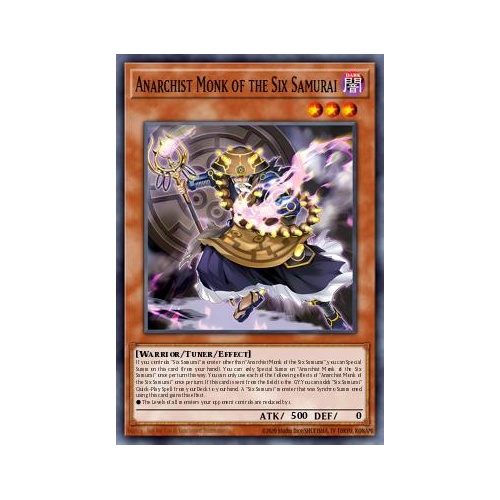 MP25-EN245 Anarchist Monk of the Six Samurai Ultra 1st Edition NM