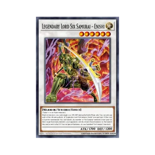 MP25-EN247 Legendary Lord Six Samurai – Enishi Ultra 1st Edition NM