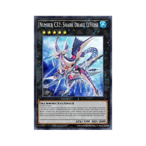 MP25-EN248 Number C32: Shark Drake LeVeiss Ultra 1st Edition NM