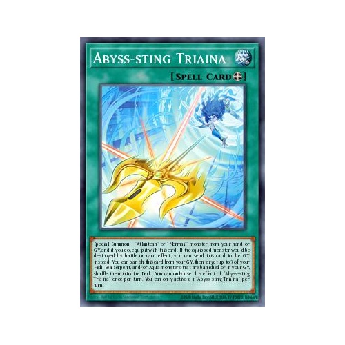 MP25-EN253 Abyss-sting Triaina Ultra 1st Edition NM