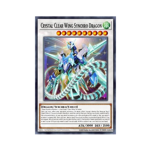 MP25-EN276 Crystal Clear Wing Synchro Dragon Ultra 1st Edition NM