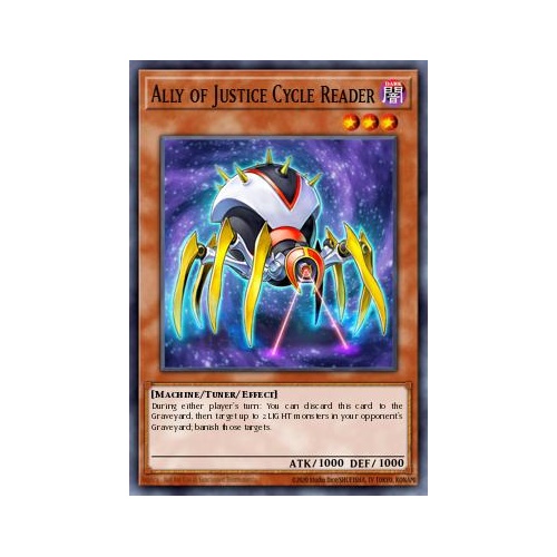 MP25-EN278 Ally of Justice Cycle Reader Ultra 1st Edition NM