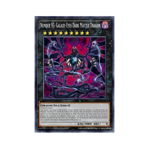 MP25-EN300 Number 95: Galaxy-Eyes Dark Matter Dragon Ultra 1st Edition NM