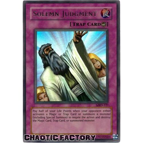 Solemn Judgment - MRD-127 - Ultra Rare Unlimited NM