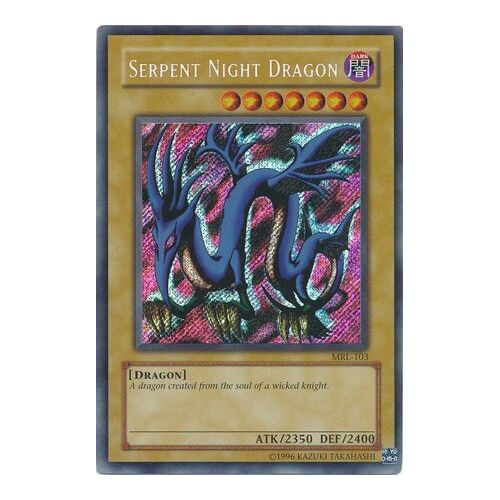 Serpent Night Dragon - MRL-103 - Secret Rare Unlimited NM