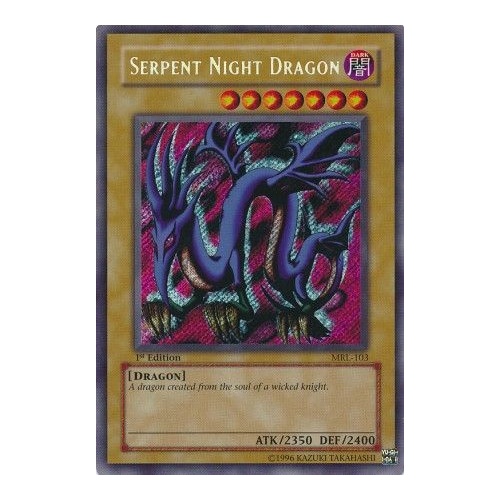 Serpent Night Dragon - MRL-103 - Secret Rare 1st Edition NM
