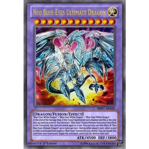 Neo Blue-Eyes Ultimate Dragon MVP1-EN001 Ultra 1st Edition *Seto Kaiba*