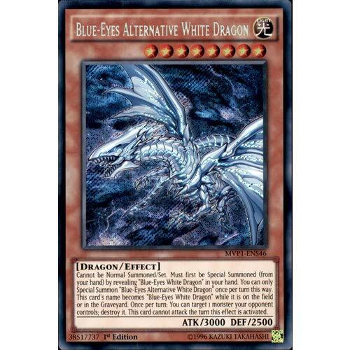 Blue-Eyes Alternative White Dragon Secret Rare 1st Edition MVP1-ENS46 NM