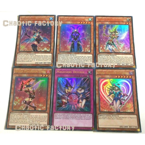 YUGIOH KIWI LEMON APPLE CHOCOLATE Dark Magician Girl collector set MVP1 Ultra